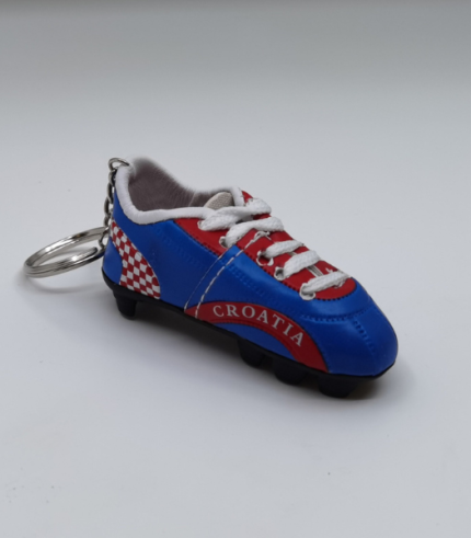 Soccer Croatia cleat keychain